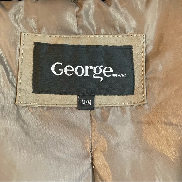 🌸5/$25🌸  George | Size M | Dark Taupe Jacket - Picture 5 of 7